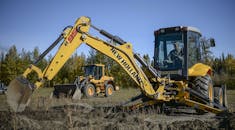 GPS tracked excavator