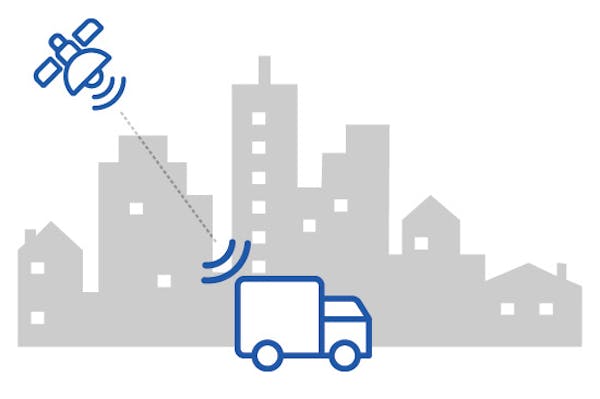 device gets location information from satellites