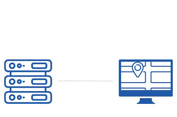 server provides information to portal