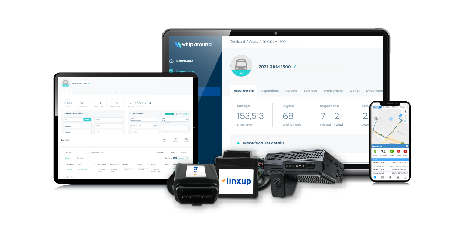 Linxup and Whip Around announce API to streamline digital vehicle inspection & maintenance