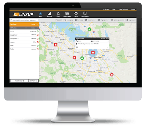 Linxup GPS tracking